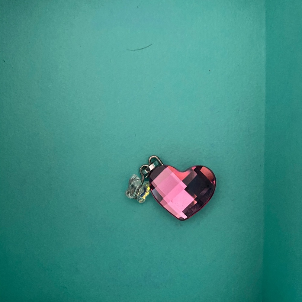 swarovski heart necklace